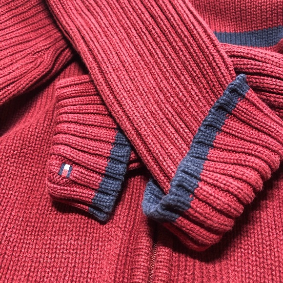 Tommy Hilfiger Boys Med Full Zip cotton sweater - Picture 9 of 16